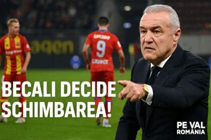 Becali l-a scos de pe teren la FCSB – Go Ahead Eagles