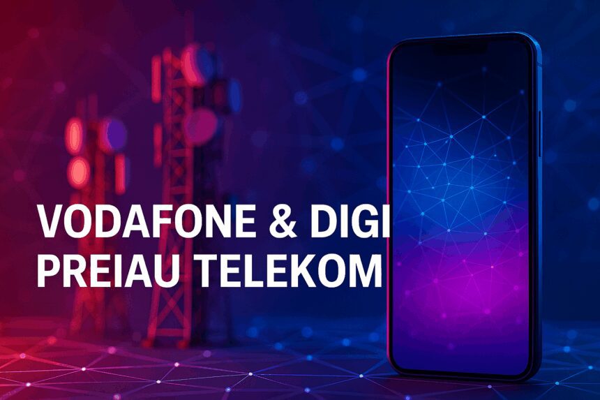 Vodafone și Digi finalizează preluarea Telekom România Mobile