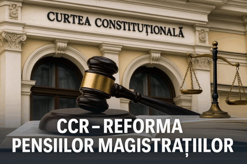 CCR analizează reforma pensiilor magistraților – efecte neașteptate